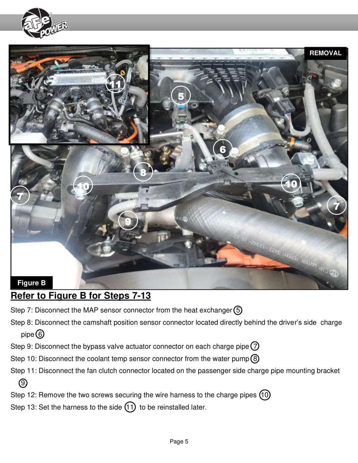 aFe 23-24 Toyota Sequoia V6-3.4L Hybrid BladeRunner 2.5in Aluminum Hot Charge Pipe - Red