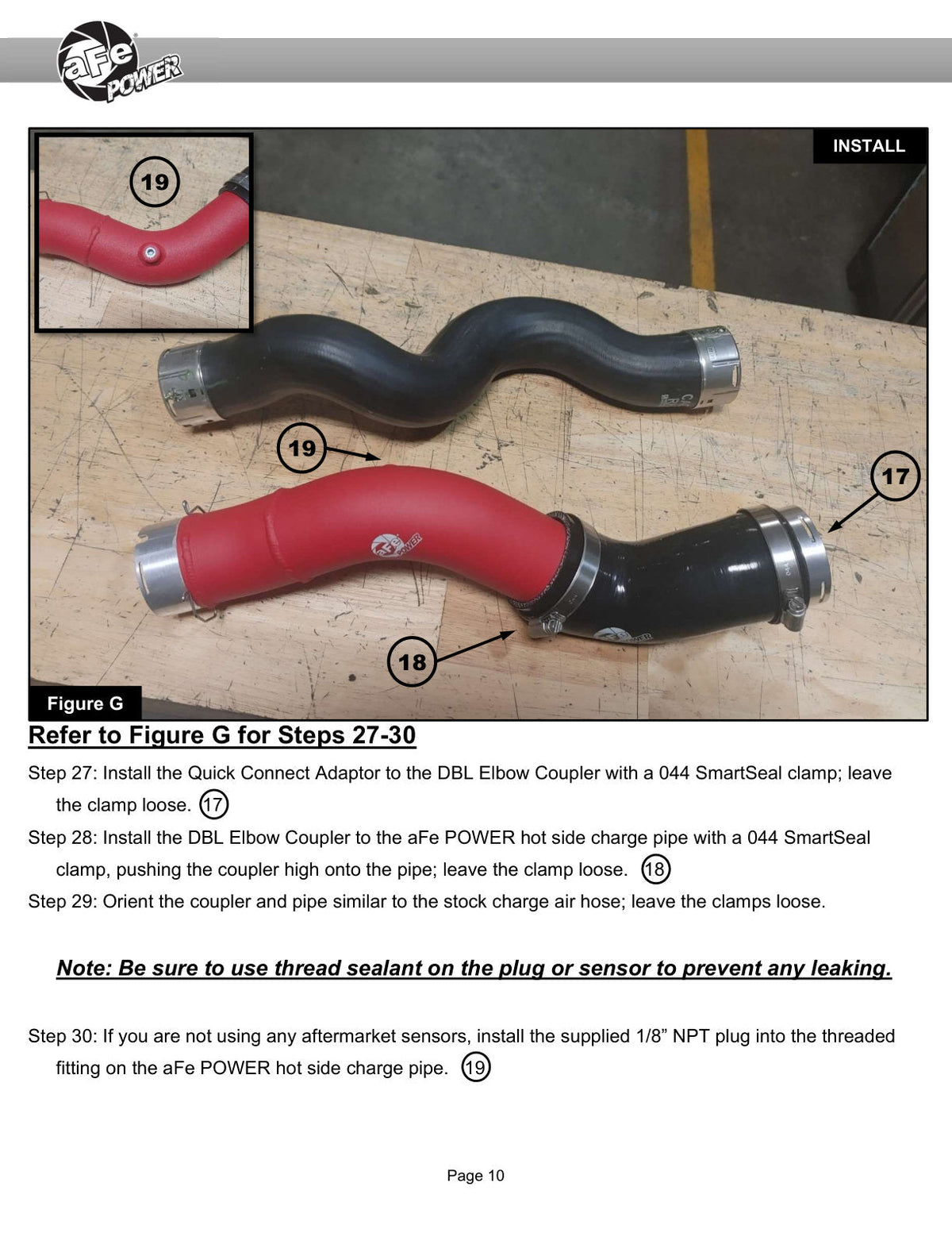 aFe 23-25 GM Colorado/Canyon L4-2.7L (t) BladeRunner Aluminum Hot & Cold Charge Pipe Kit - Red