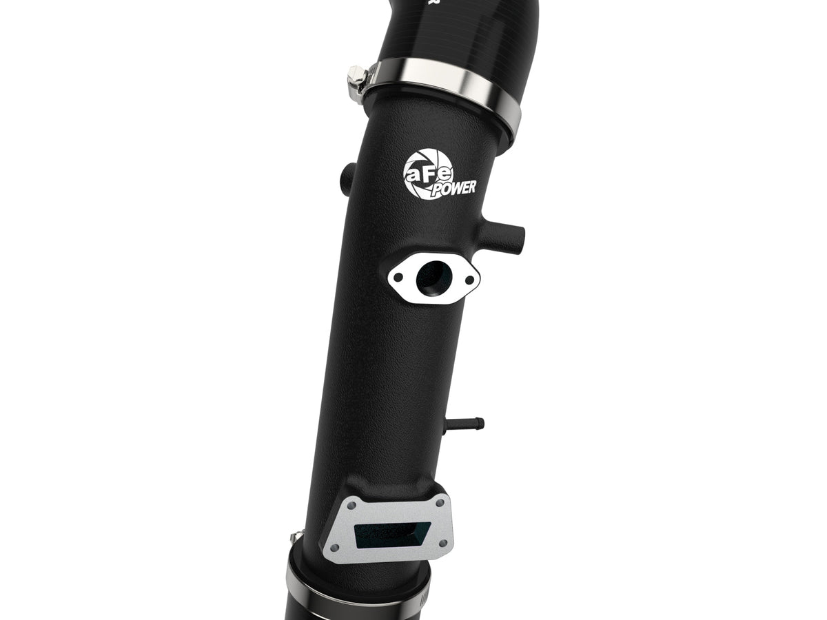 aFe 19-22 Hyundai Veloster N BladeRunner Aluminum Hot & Cold Charge Pipe Kit - Black