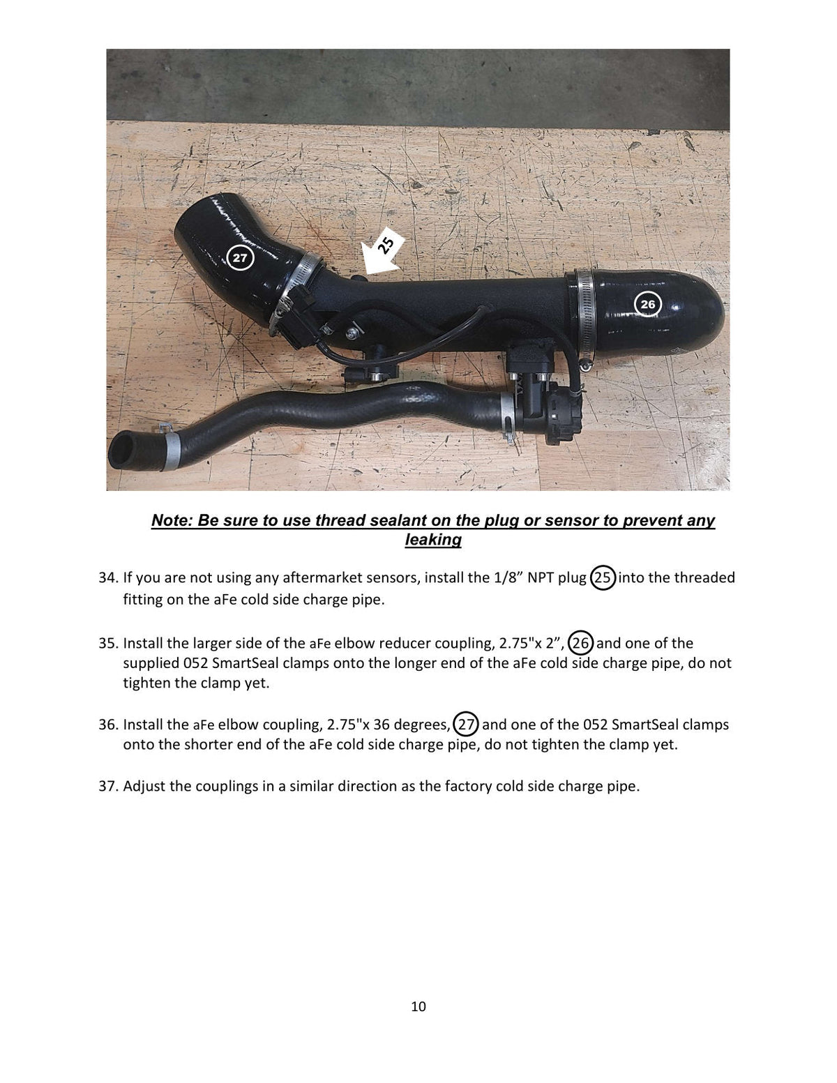 aFe 19-22 Hyundai Veloster N BladeRunner Aluminum Hot & Cold Charge Pipe Kit - Black