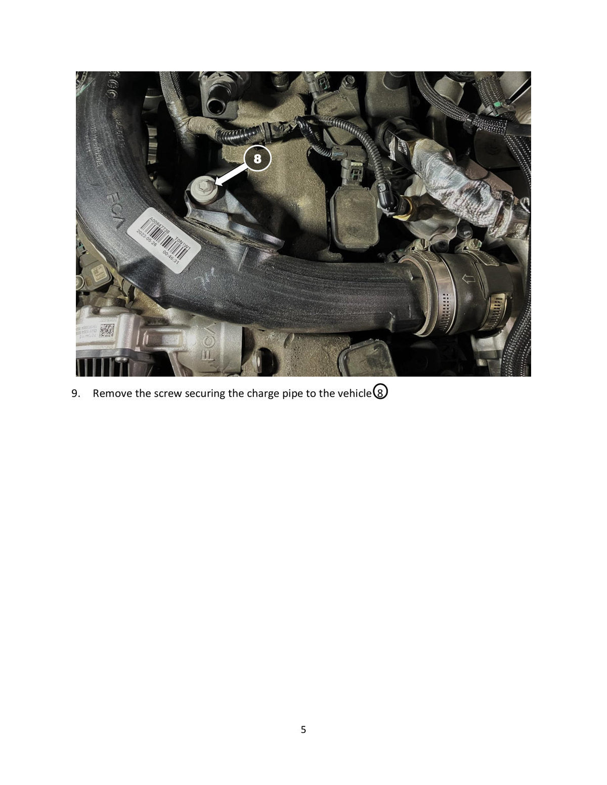 aFe 2024+ Jeep Wrangler JL L4-2.0L (t) BladeRunner 2-1/2in Aluminum Hot Charge Pipe - Red