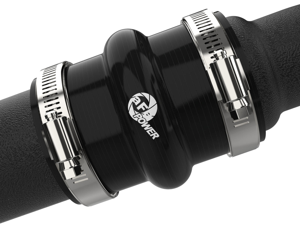 aFe BladeRunner Aluminum Hot and Cold Charge Pipe Kit Black Ford F-150 24-26 V6-2.7L (tt)