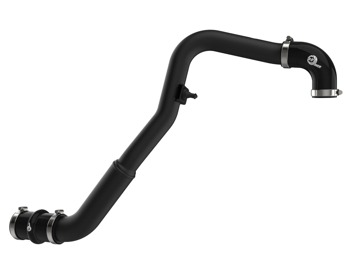 aFe BladeRunner Aluminum Hot and Cold Charge Pipe Kit Black Ford F-150 24-26 V6-2.7L (tt)