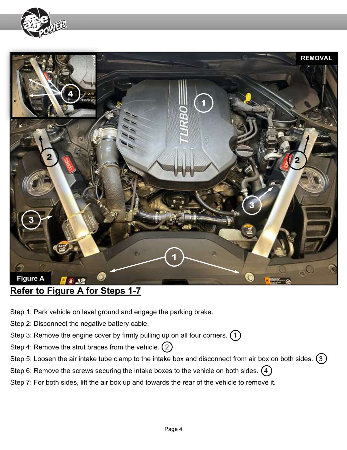 aFe 19-26 Genesis G70 V6 3.3L (tt) BladeRunner Aluminum Hot Charge Pipe - Black