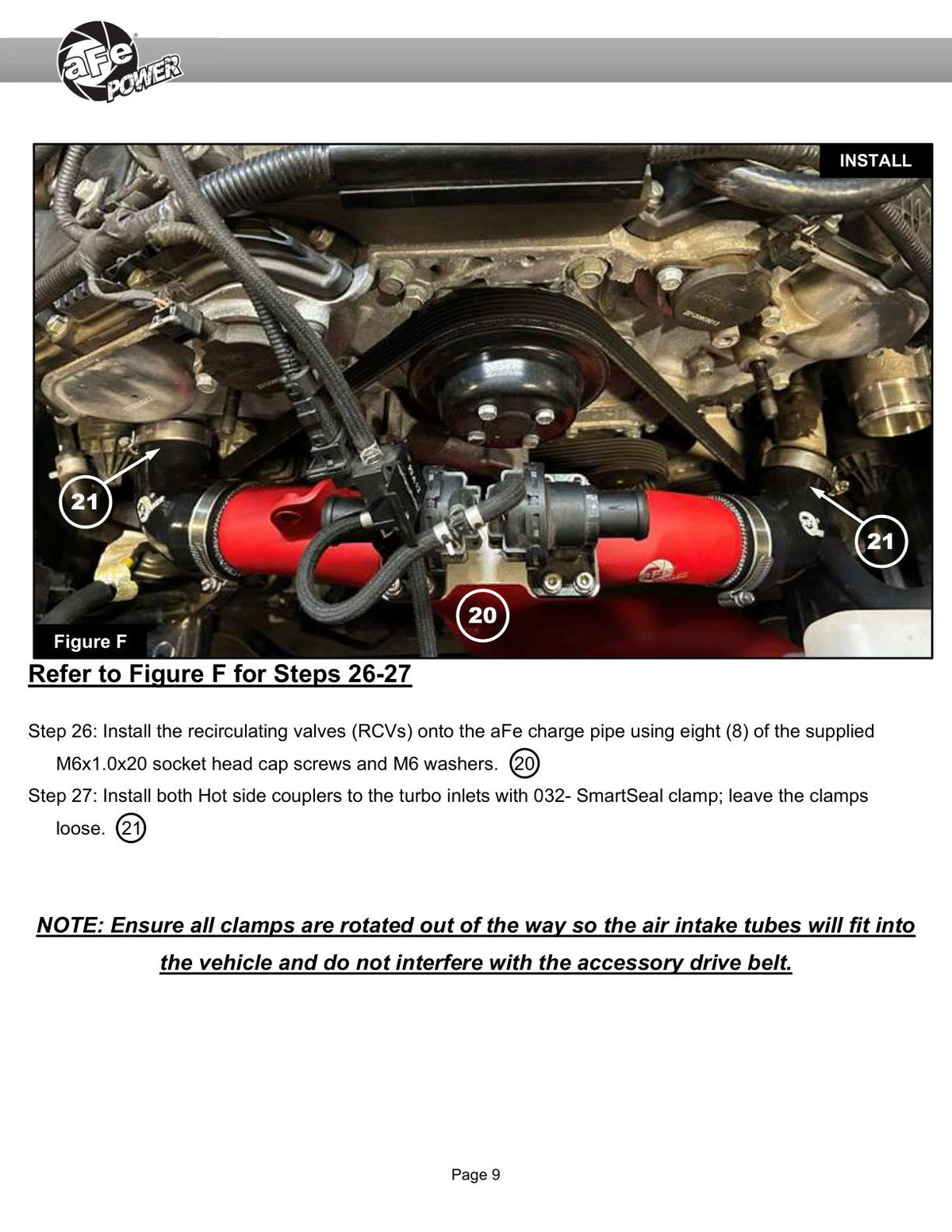 aFe 19-26 Genesis G70 V6 3.3L (tt) BladeRunner Aluminum Hot Charge Pipe - Black