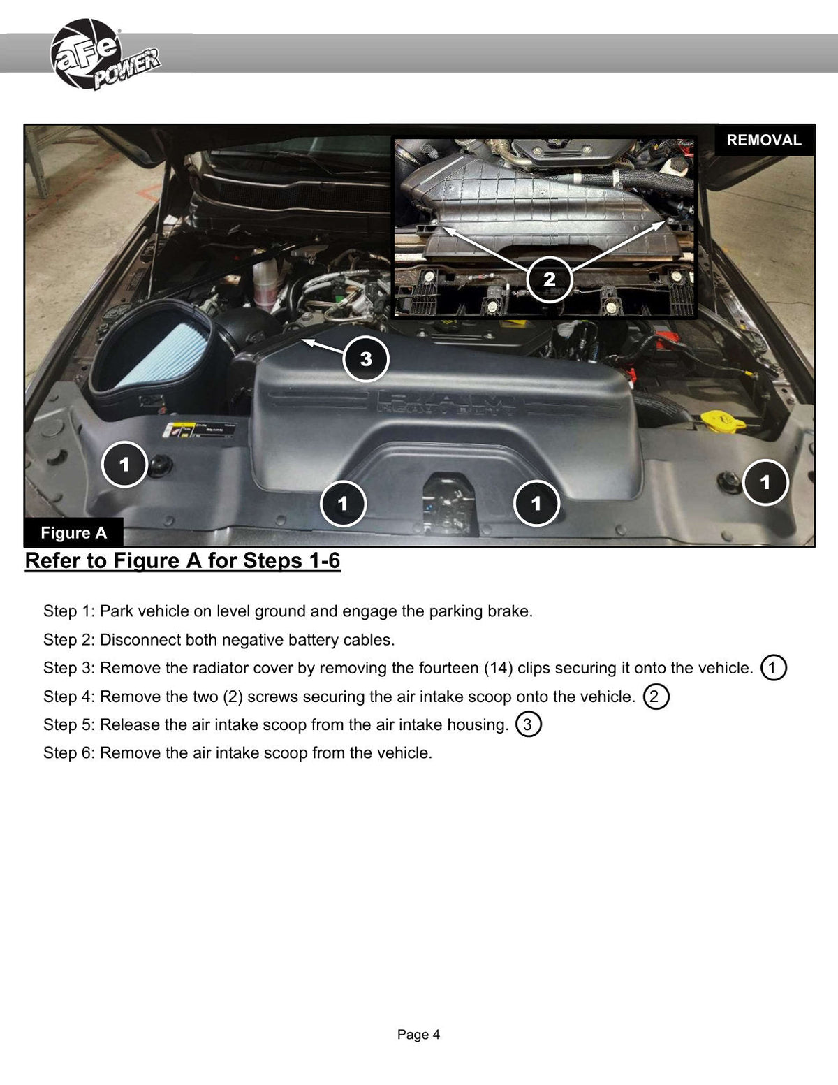 aFe BladeRunner 3in & 3-1/2in AL Hot and Cold Charge Pipe Kit Black RAM Diesel Trucks 25-26 L6-6.7L