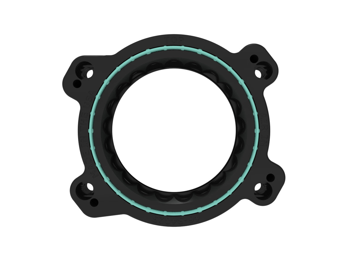aFe 2020 Vette C8 Silver Bullet Aluminum Throttle Body Spacer / Works With aFe Intake Only - Black