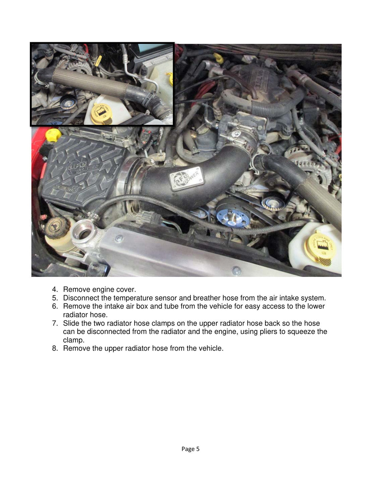 aFe BladeRunner Radiator Hose Kit w/ Black Hoses 07-11 Jeep Wrangler (JK) V6 3.8L
