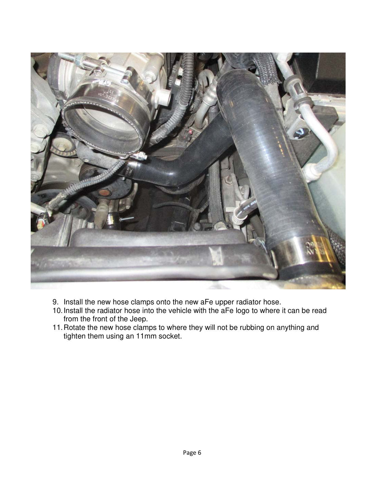 aFe BladeRunner Silicone Radiator Hose Kit 12-18 Jeep Wrangler (JK) V6 3.6L - Black