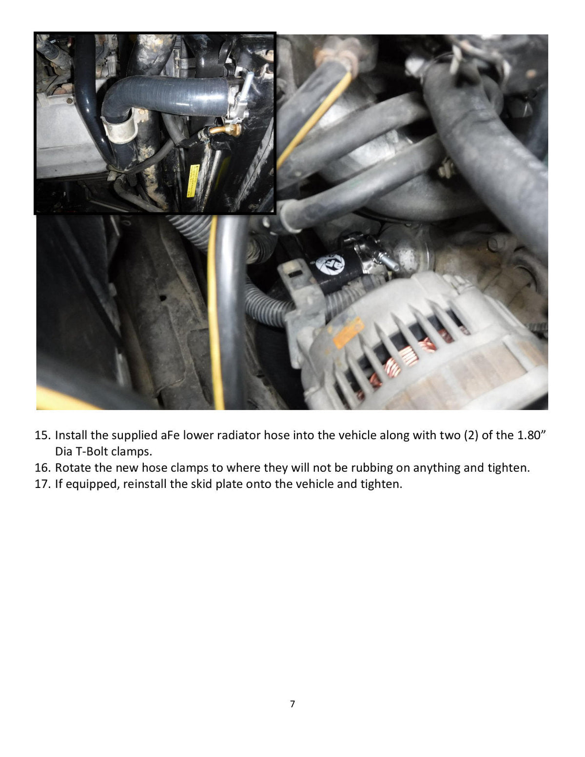aFe BladeRunner Silicone Radiator Hose Kit 01-19 Nissan Patrol (Y61) L6-4.8L