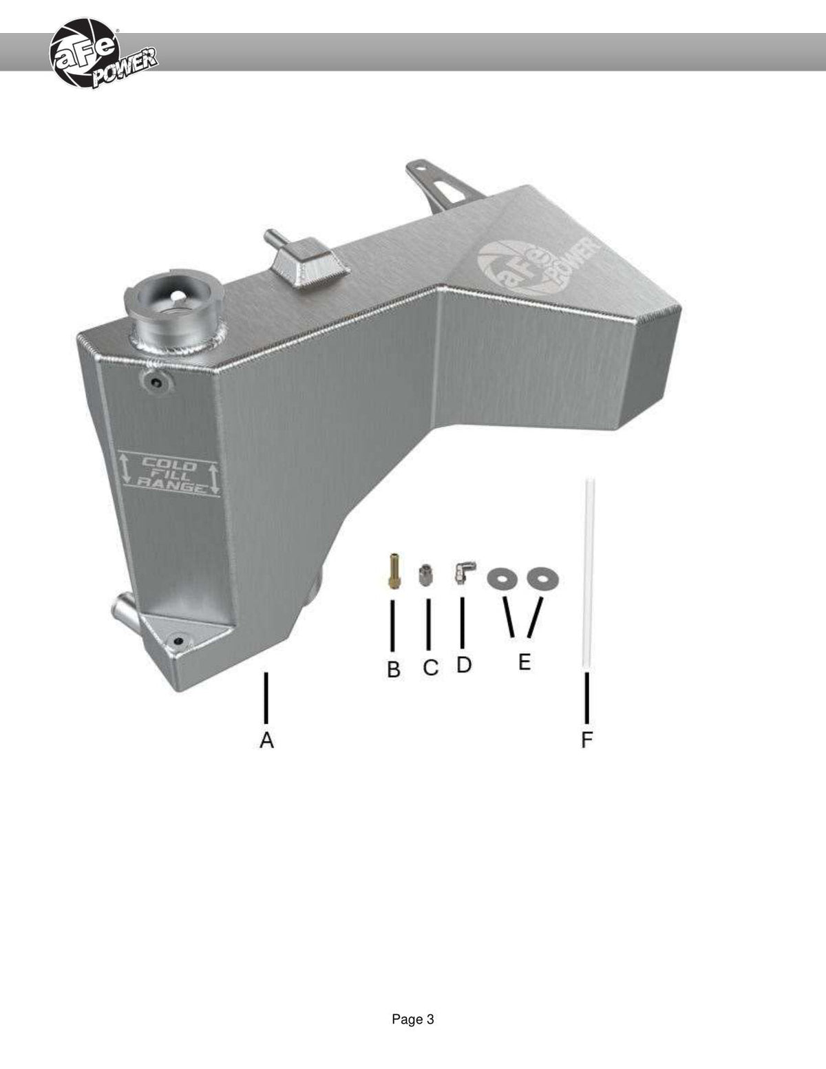 aFe 11-23 Dodge Challenger BladeRunner GT Series Engine Coolant Expansion Tank