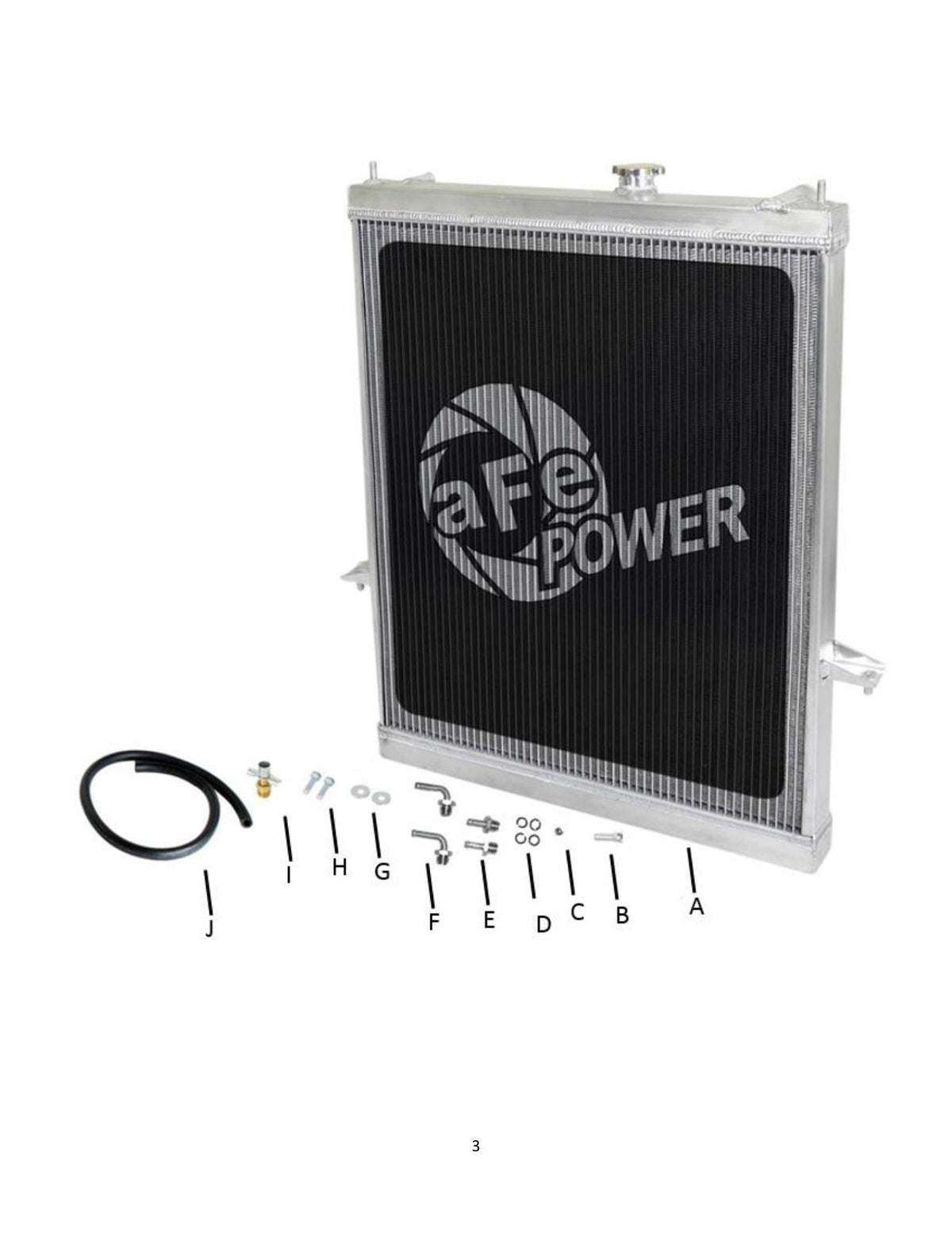 aFe BladeRunner Street Series Tube & Fin Aluminum Radiator 01-19 Nissan Patrol (Y61) L6 4.8L