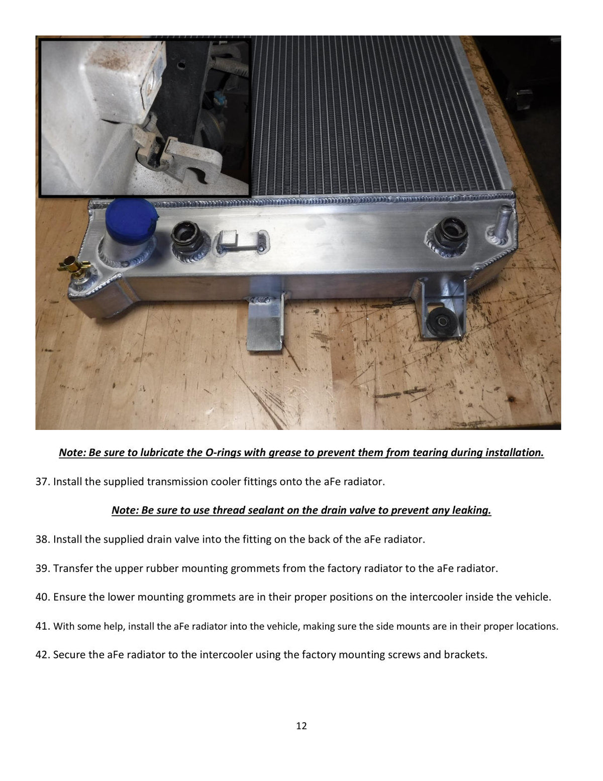 aFe BladeRunner Street Series Tube & Fin Aluminum Radiator 01-05 GM Diesel Trucks 6.6L V8