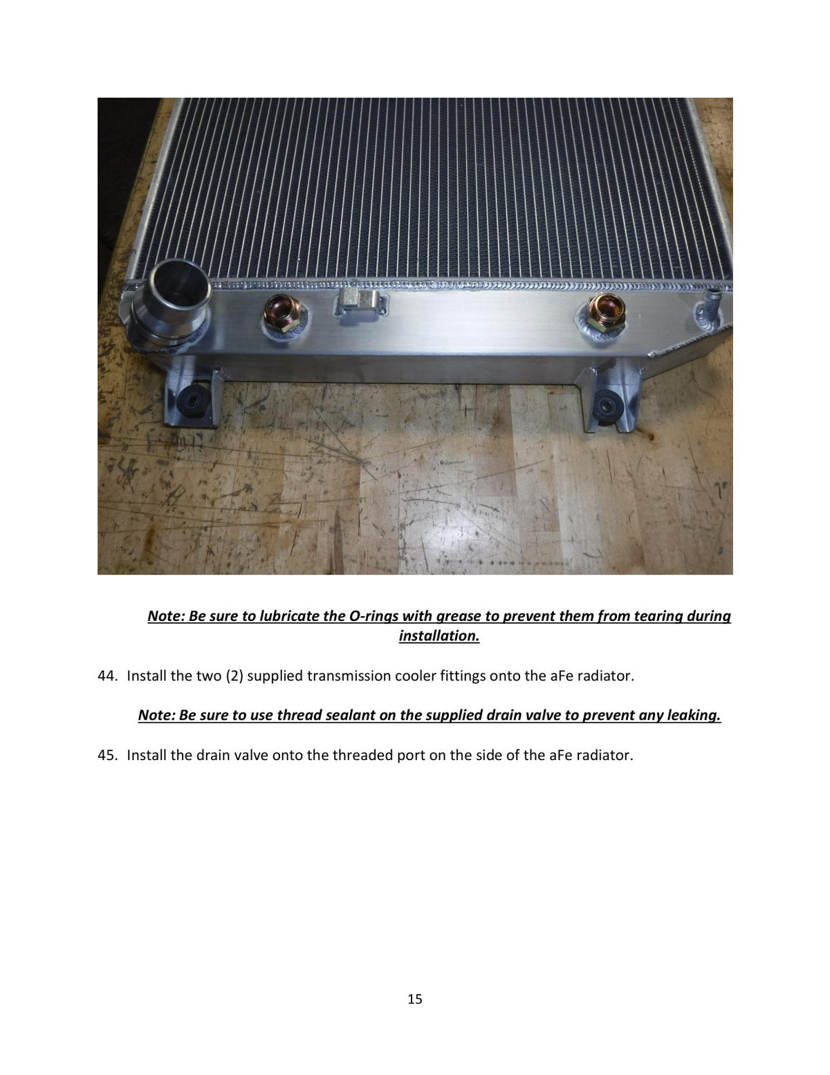 aFe BladeRunner Street Series Tube & Fin Aluminum Radiator 06-10 GM Diesel Trucks 6.6L V8