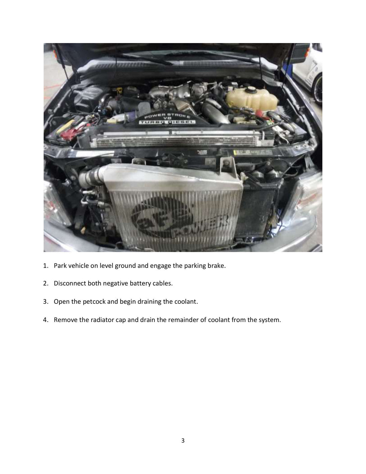aFe BladeRunner Street Series Aluminum Radiator 08-10 Ford Diesel Trucks 6.4 Liter