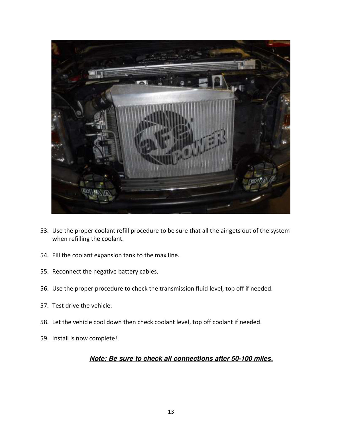 aFe BladeRunner Street Series Aluminum Radiator 08-10 Ford Diesel Trucks 6.4 Liter