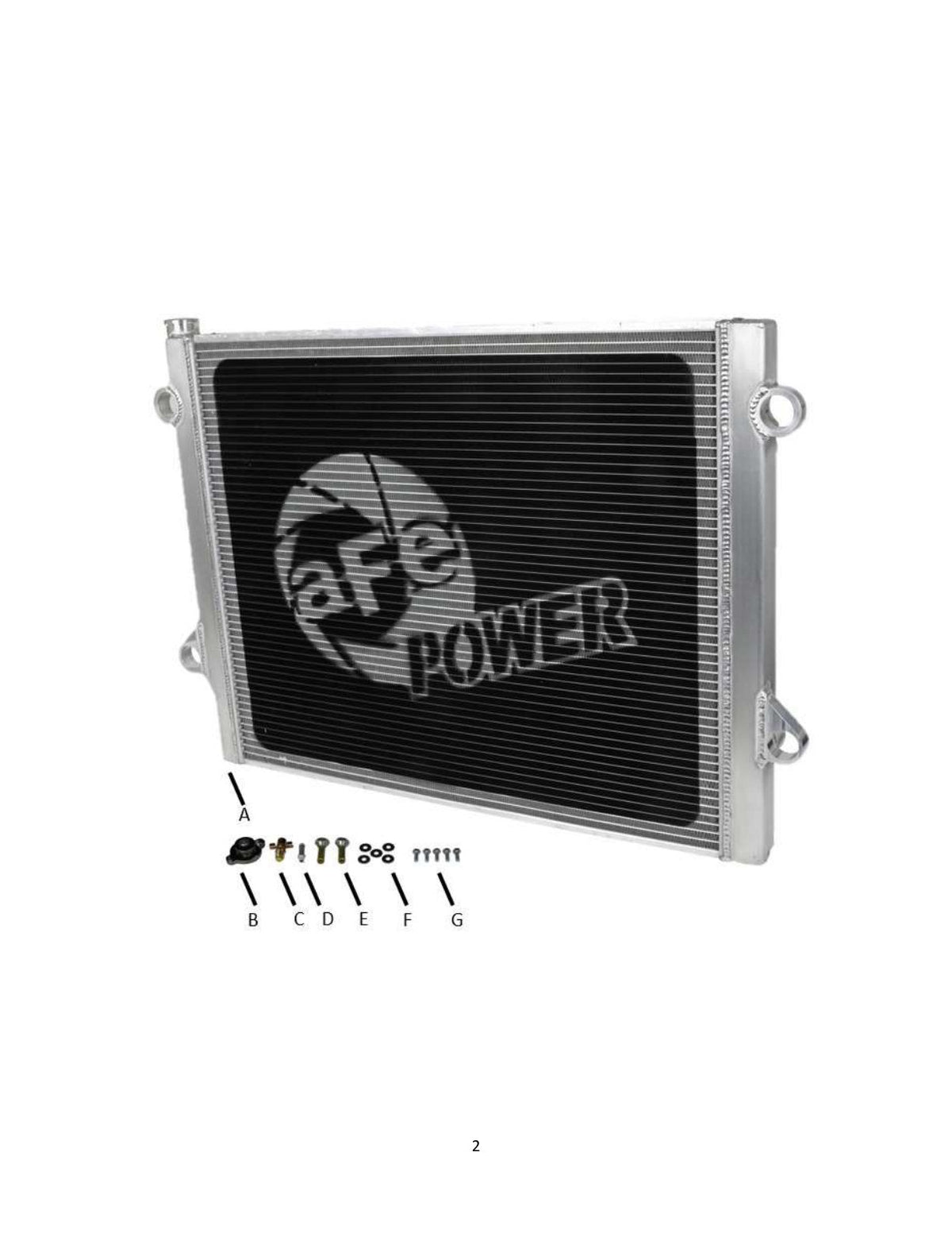 aFe BladeRunner Street Series Tube & Fin Aluminum Radiator 03-09 Toyota 4Runner / 07-14 FJ Cruiser