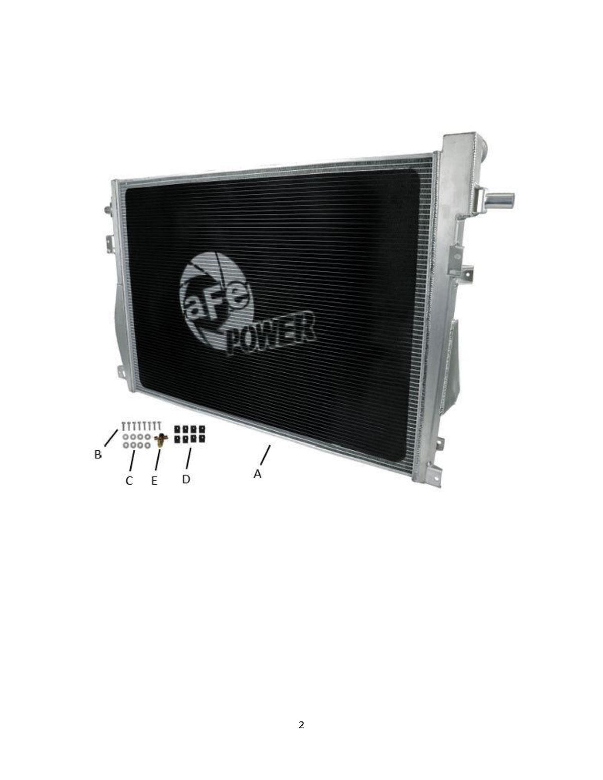aFe 11-16 Ford F250/F350 Super Duty Power-Stroke V8 6.7L (td) BladeRunner Street Series Radiator