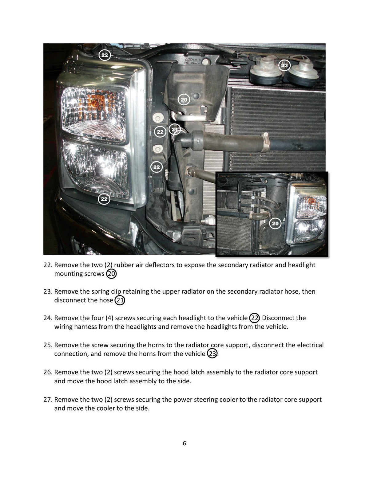 aFe 11-16 Ford F250/F350 Super Duty Power-Stroke V8 6.7L (td) BladeRunner Street Series Radiator