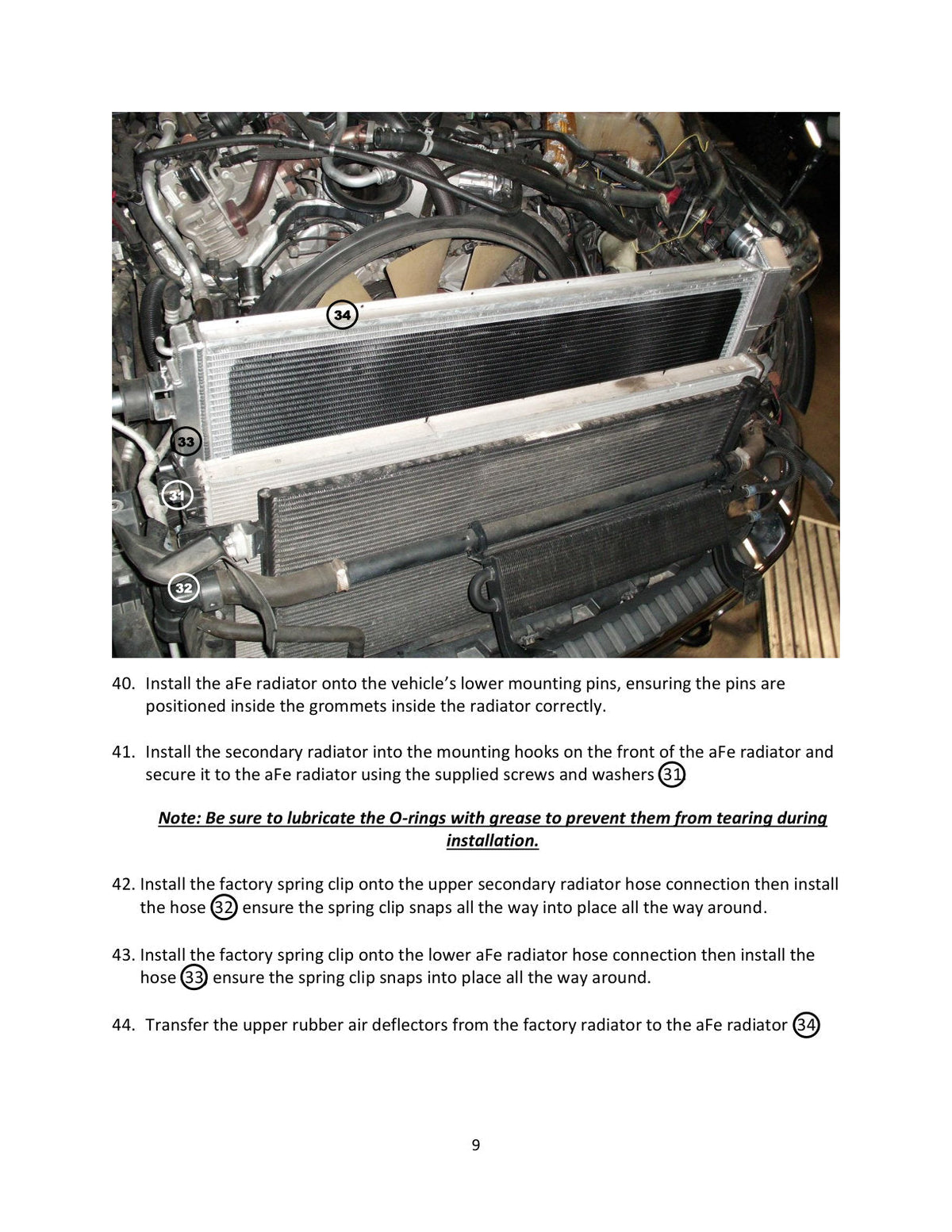 aFe 11-16 Ford F250/F350 Super Duty Power-Stroke V8 6.7L (td) BladeRunner Street Series Radiator
