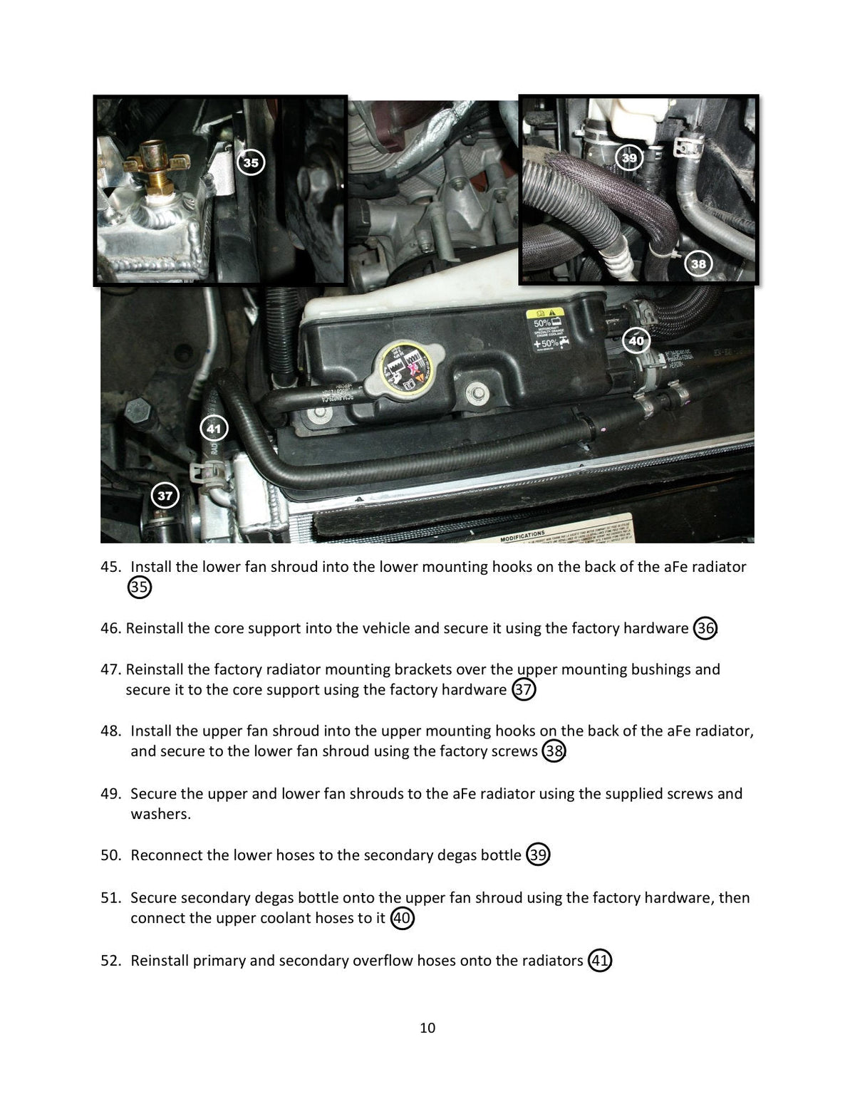 aFe 11-16 Ford F250/F350 Super Duty Power-Stroke V8 6.7L (td) BladeRunner Street Series Radiator