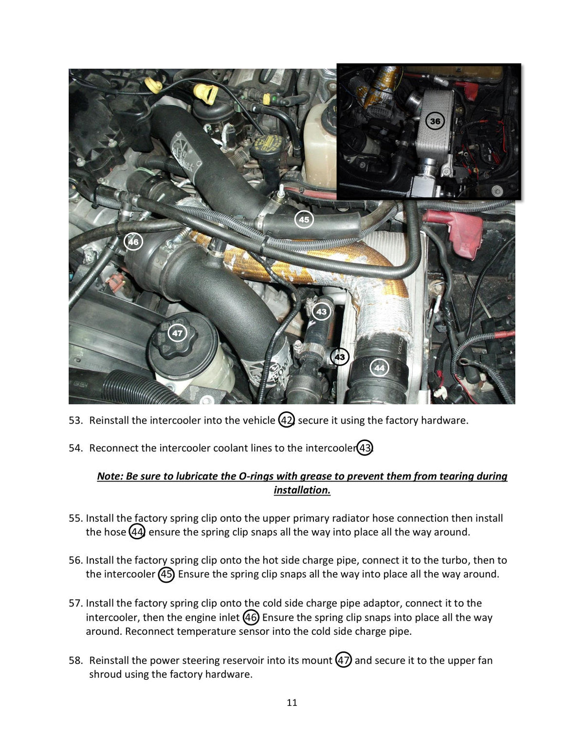 aFe 11-16 Ford F250/F350 Super Duty Power-Stroke V8 6.7L (td) BladeRunner Street Series Radiator