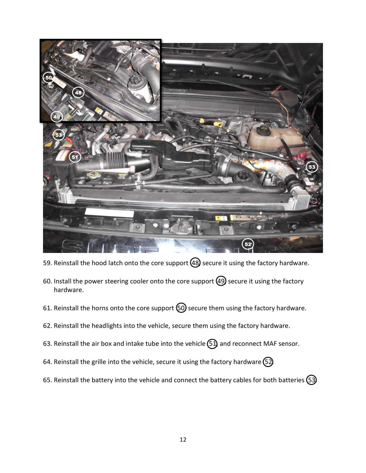 aFe 11-16 Ford F250/F350 Super Duty Power-Stroke V8 6.7L (td) BladeRunner Street Series Radiator