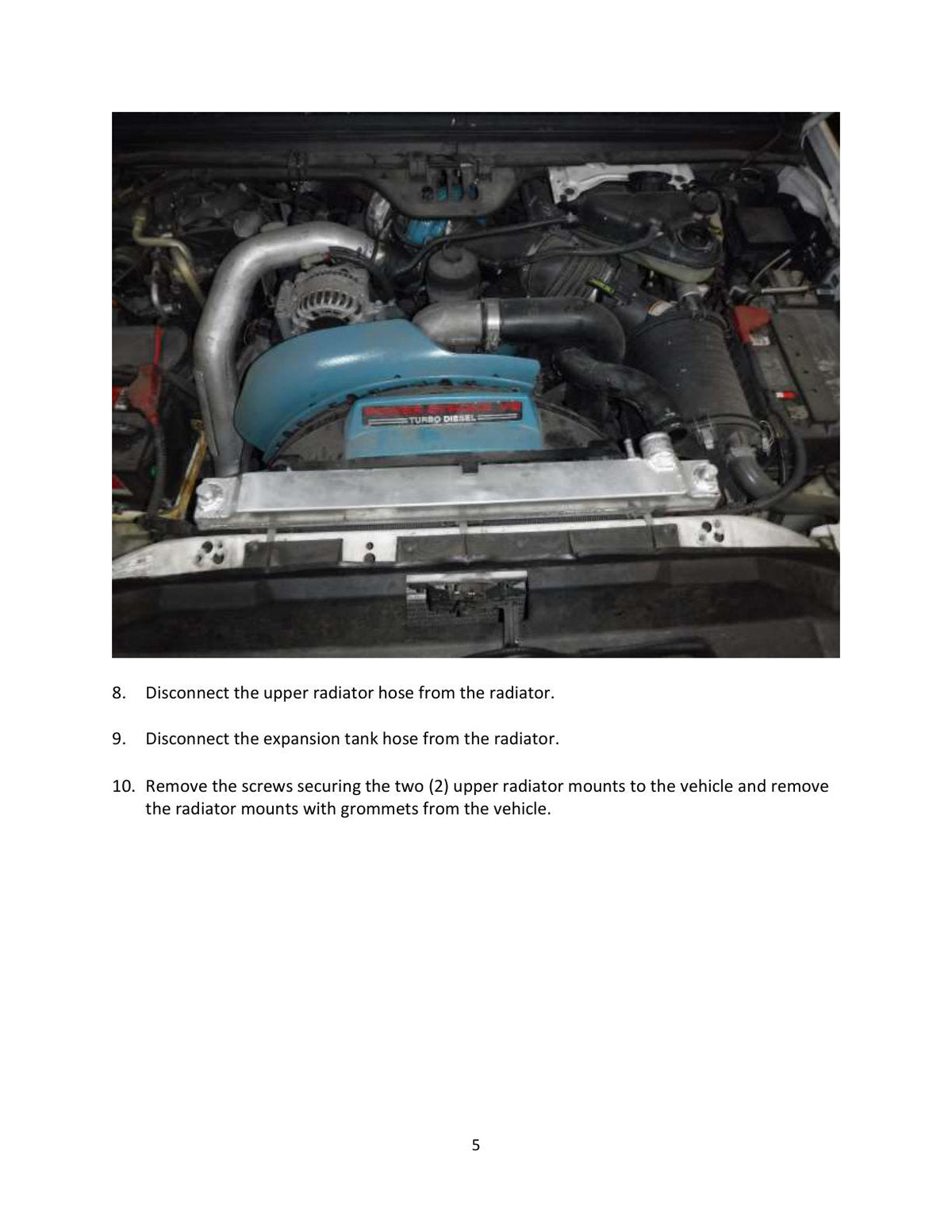 aFe BladeRunner Street Series Radiator 03-07 ford Diesel Trucks V8 6.0L