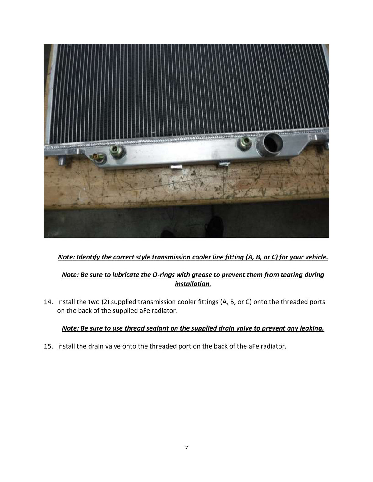 aFe BladeRunner Street Series Radiator 03-07 ford Diesel Trucks V8 6.0L