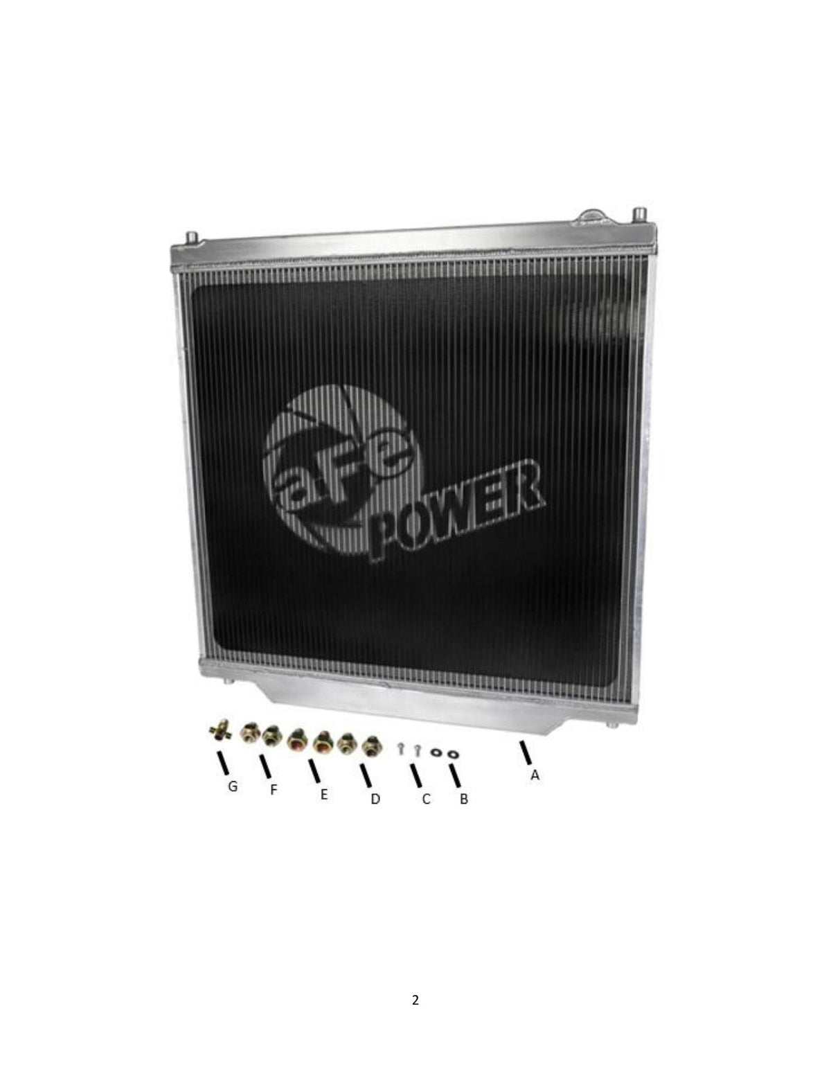 aFe BladeRunner Street Series Radiator 99-04 Ford Trucks V10 6.8L