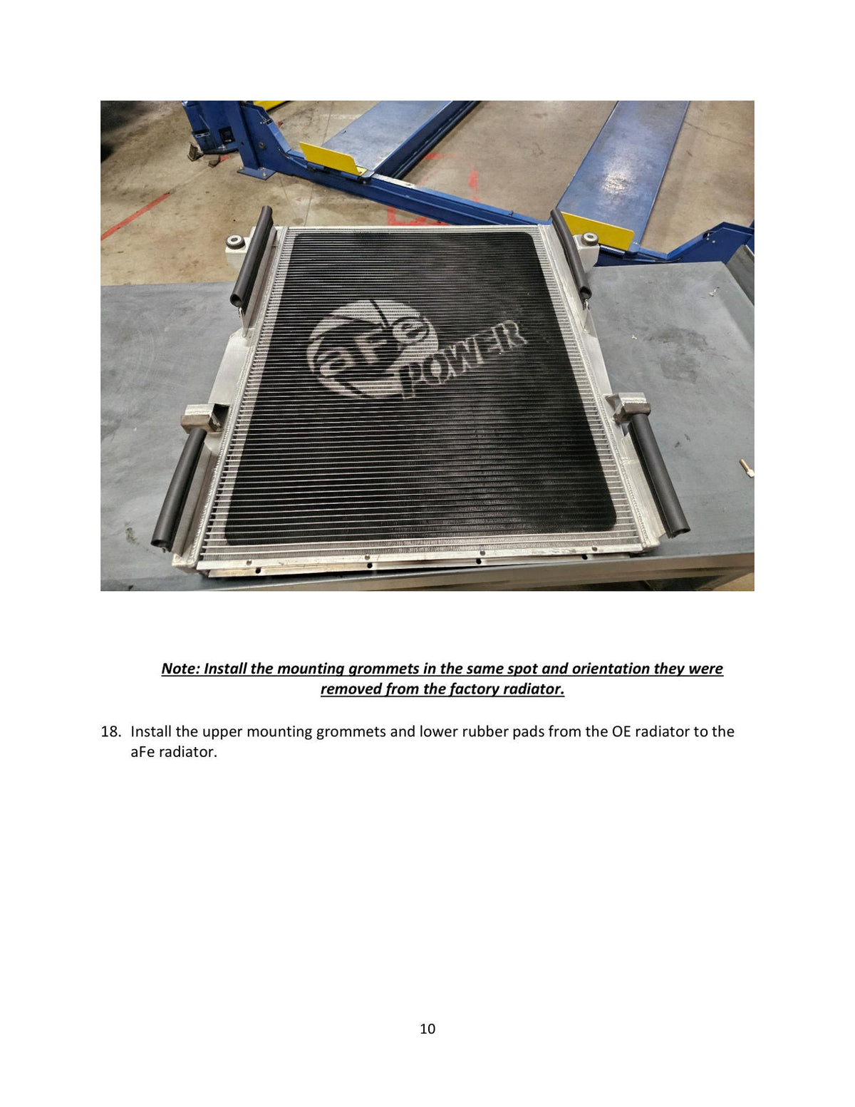 aFe 10-12 Dodge RAM L6-6.7L (td) BladeRunner Street Series High Capacity Aluminum Radiator