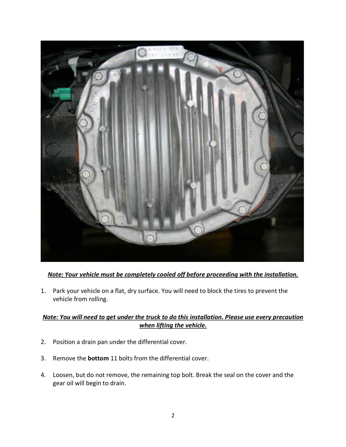 aFe Rear Differential Cover (Raw; Street Series); Ford Diesel Trucks 86-13 V8 (td)