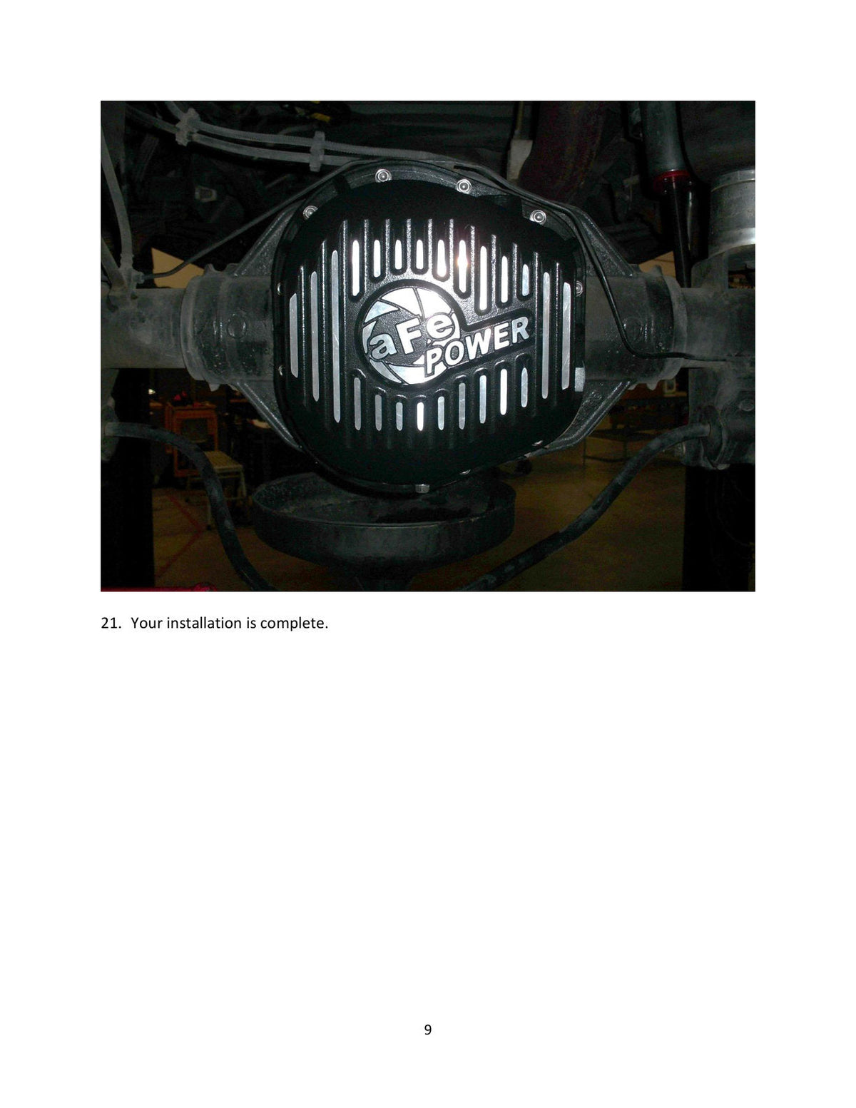 aFe Rear Differential Cover (Raw; Street Series); Ford Diesel Trucks 86-13 V8 (td)