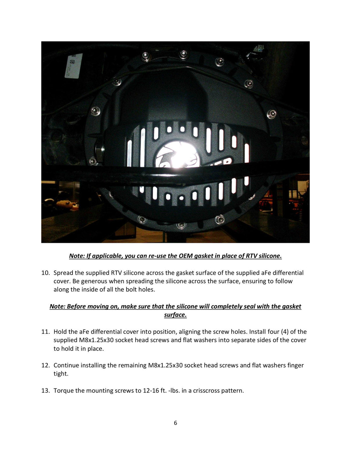 aFe Power Cover Diff Front Machined COV Diff F Dodge Diesel Trucks 03-11 L6-5.9/6.7L Machined
