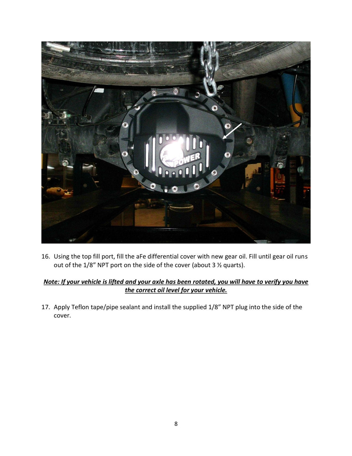 aFe Power Cover Diff Front Machined COV Diff F Dodge Diesel Trucks 03-11 L6-5.9/6.7L Machined