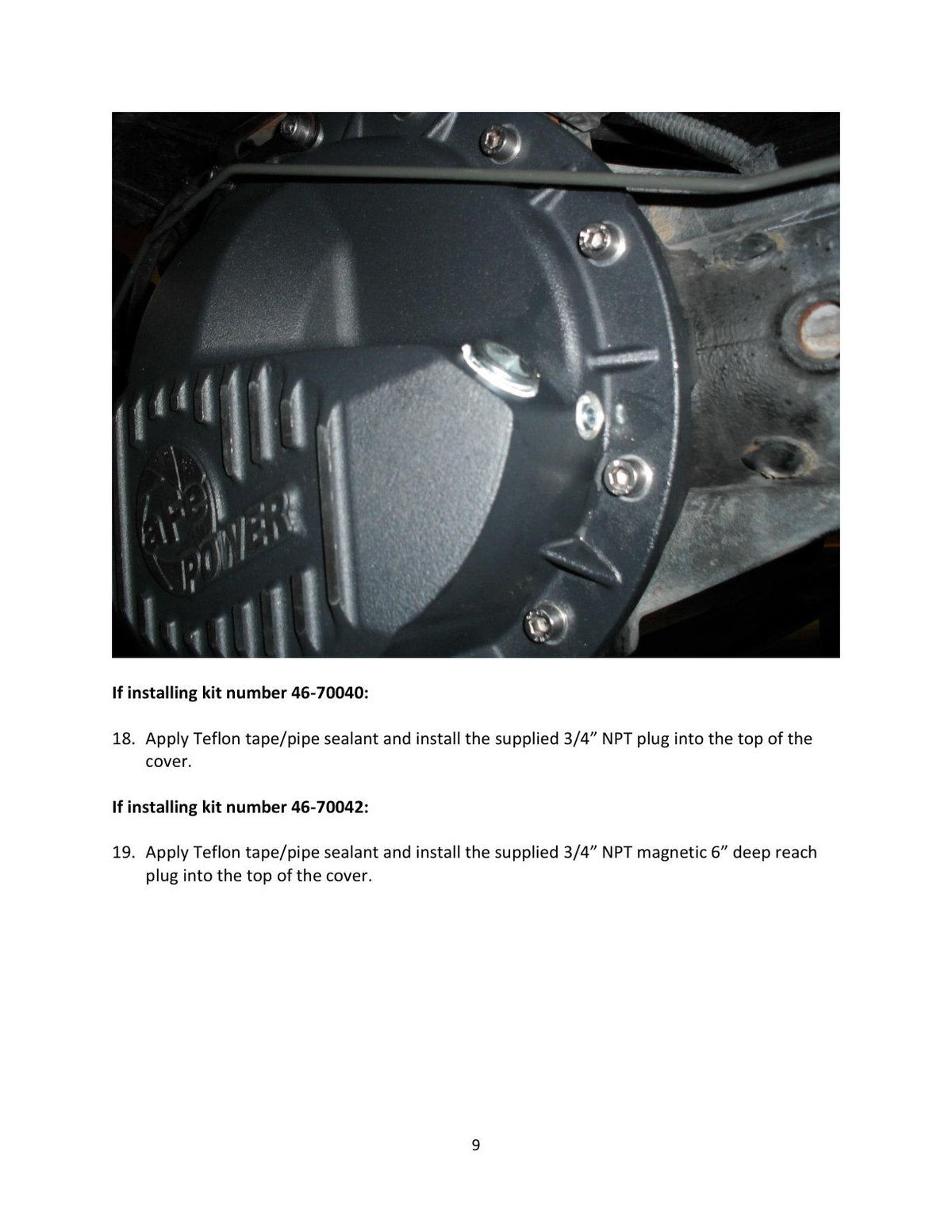 aFe Power Cover Diff Front Machined COV Diff F Dodge Diesel Trucks 03-11 L6-5.9/6.7L Machined