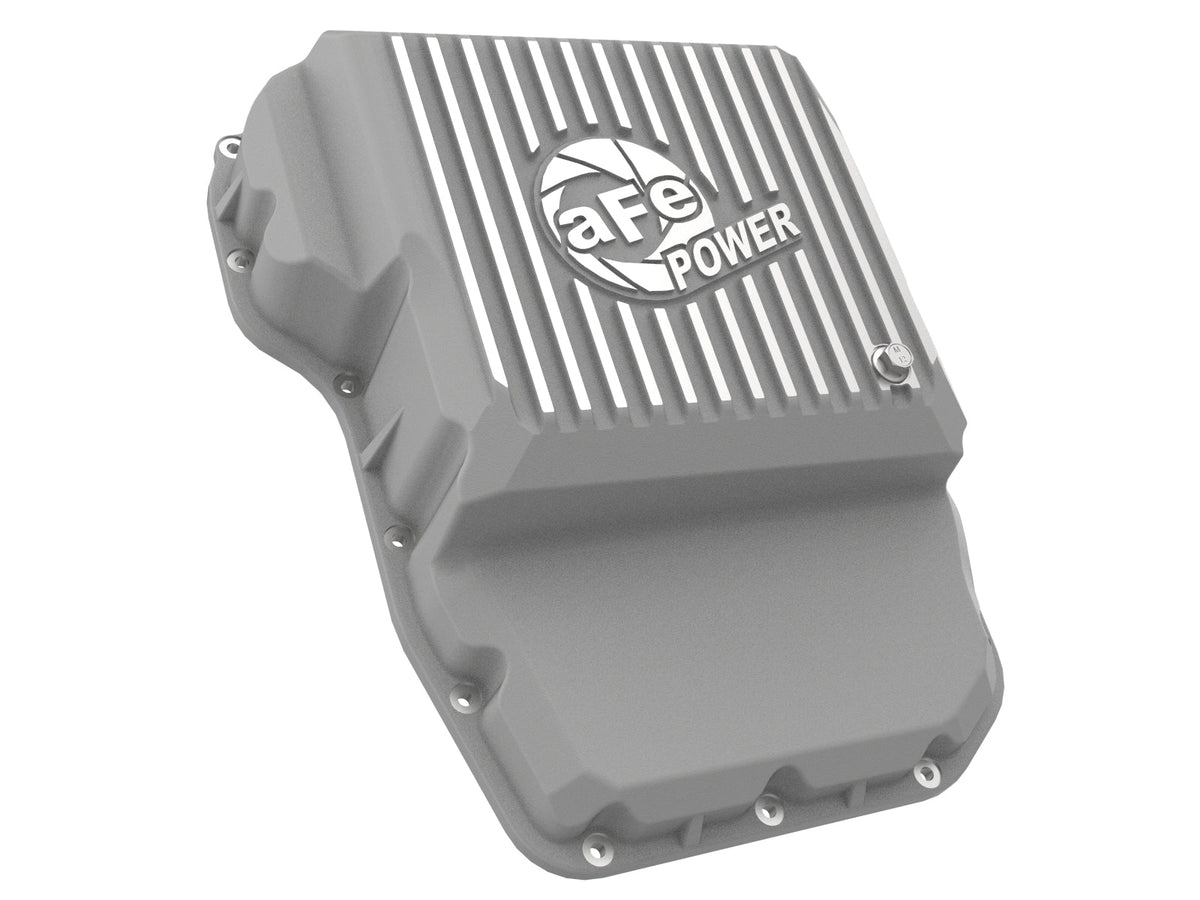 aFe Transmission Pan Cover (Raw); Dodge Diesel Trucks 07.5-12 L6-6.7L (td)