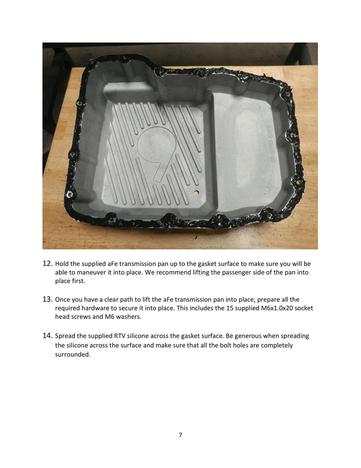 aFe Transmission Pan Cover (Raw); Dodge Diesel Trucks 07.5-12 L6-6.7L (td)