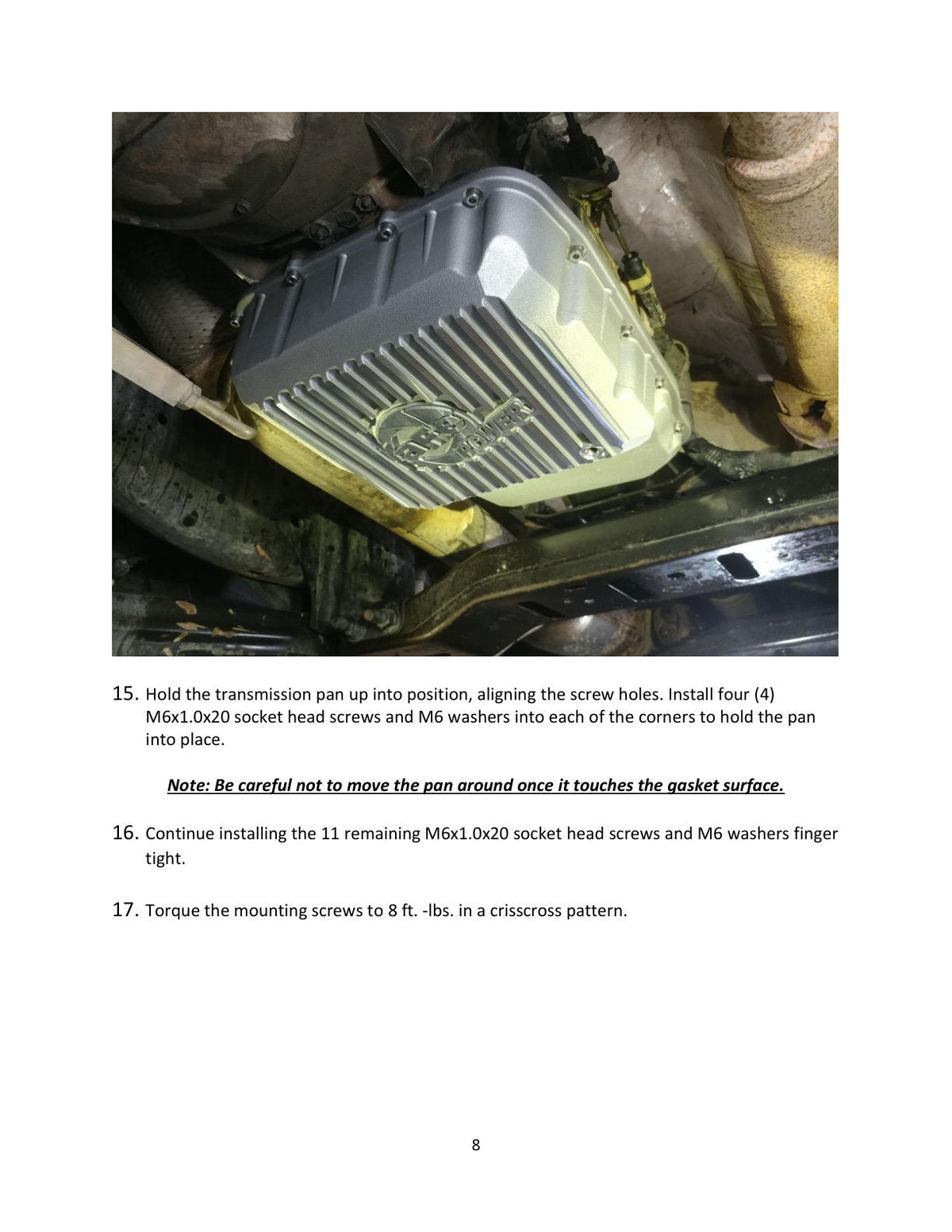 aFe Transmission Pan Cover (Raw); Dodge Diesel Trucks 07.5-12 L6-6.7L (td)