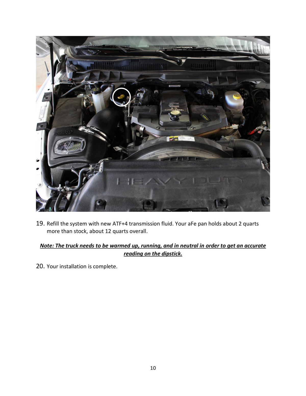 aFe Power Cover Trans Pan Machined COV Trans Pan Dodge Diesel Trucks 07.5-11 L6-6.7L (td) Machined