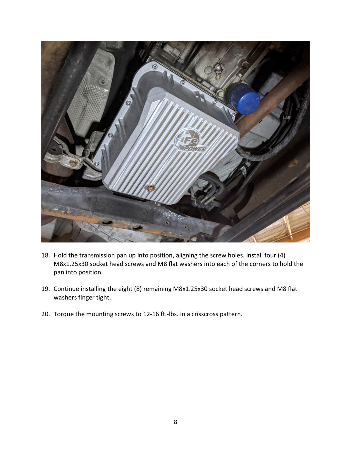 aFe Transmission Pan Cover (Raw); GM Diesel Trucks 01-14 V8-6.6L (td)