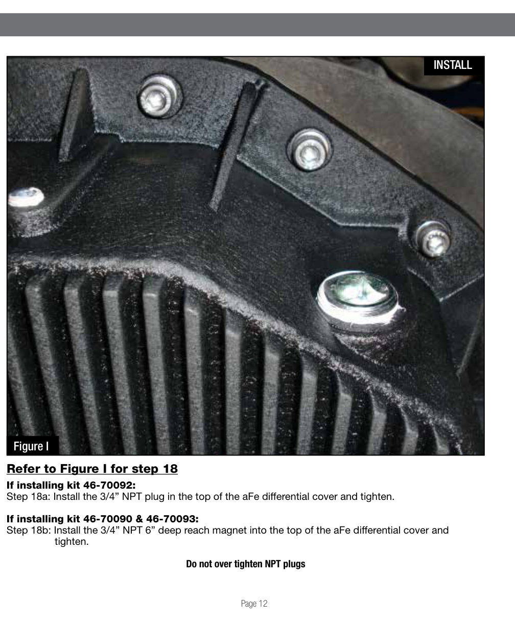 aFe Power Cover Rear Differential COV Diff R Dodge Diesel Trucks 03-05 L6-5.9L Machined
