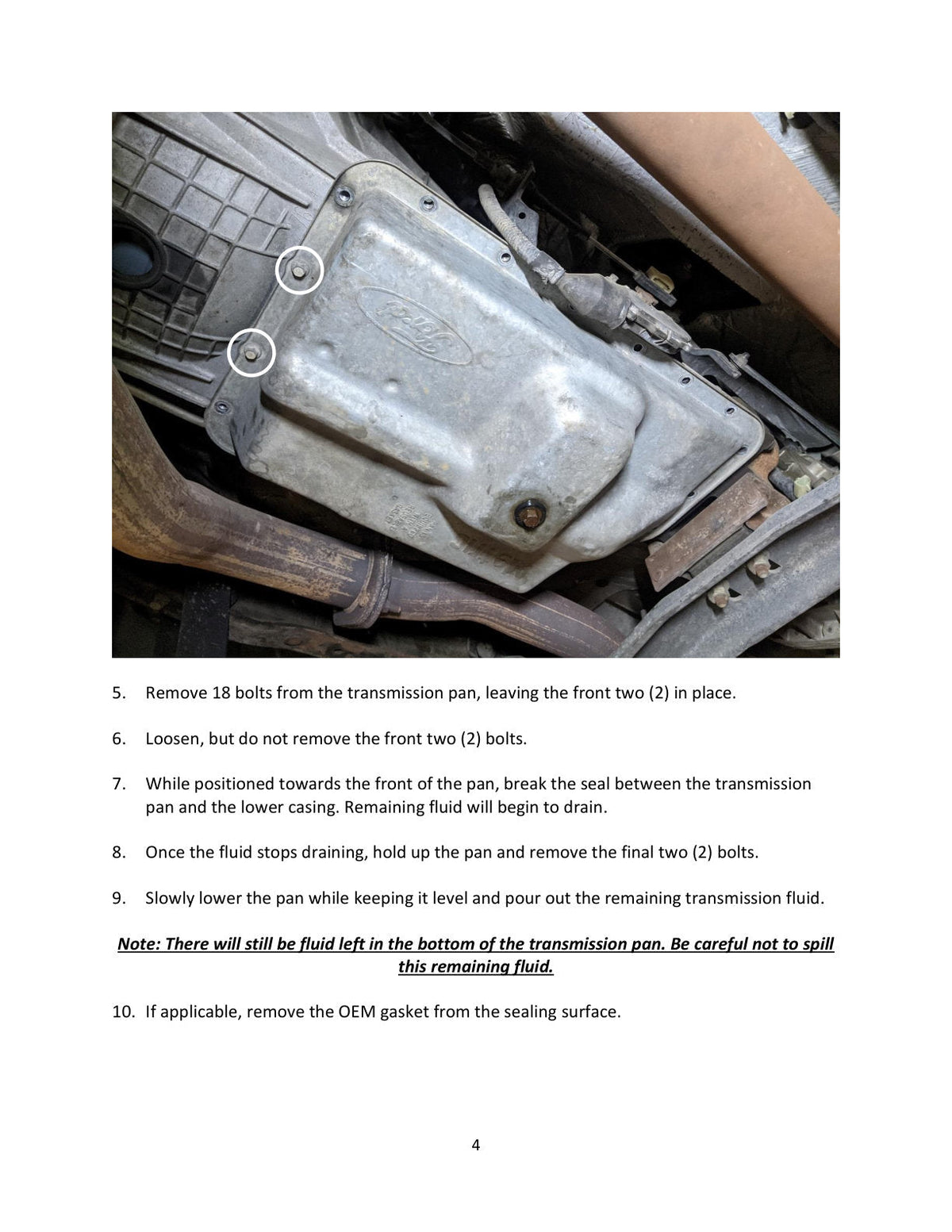 aFe Transmission Pan (Raw); Ford Diesel Trucks 03-10 V8-6.0/6.4L (td)
