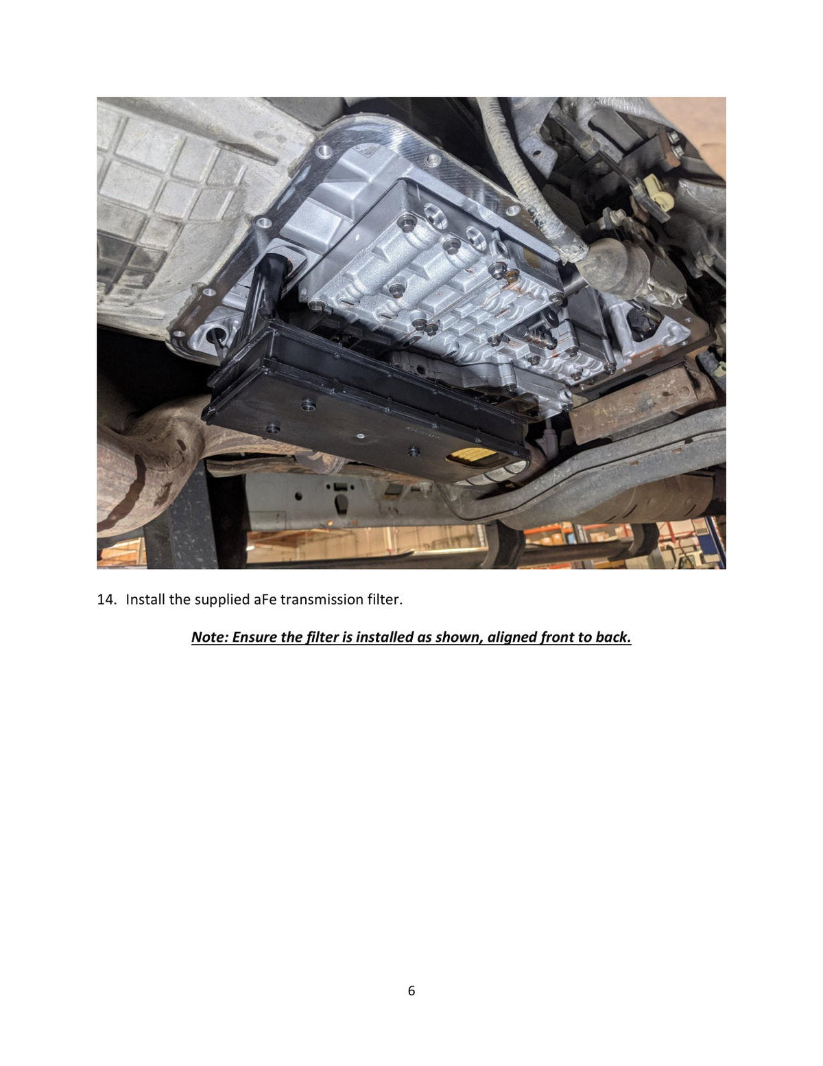 aFe Transmission Pan (Raw); Ford Diesel Trucks 03-10 V8-6.0/6.4L (td)