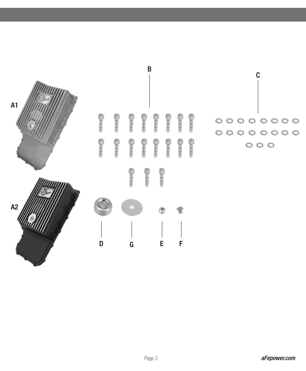 aFe Power Transmission Pan Black Machined 11-14 Ford 6R140 Trucks V8 6.7L (td)