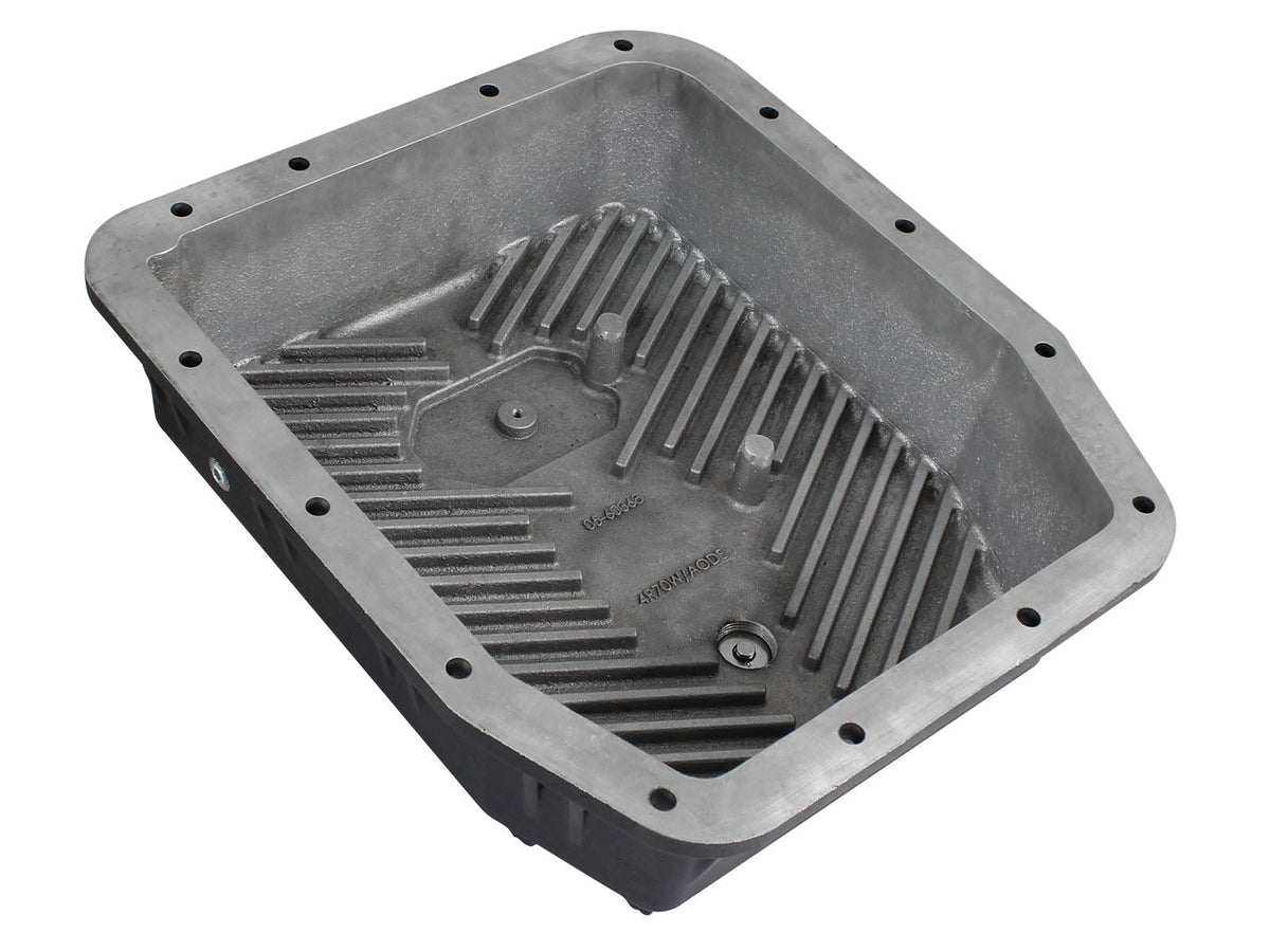 aFe Transmission Pan (Black); Ford Trucks 94-08 AODE