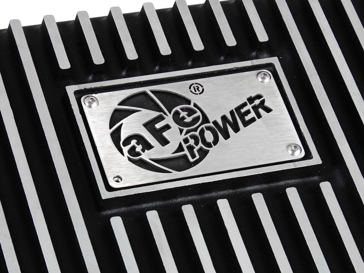 aFe Transmission Pan (Black); Ford Trucks 94-08 AODE