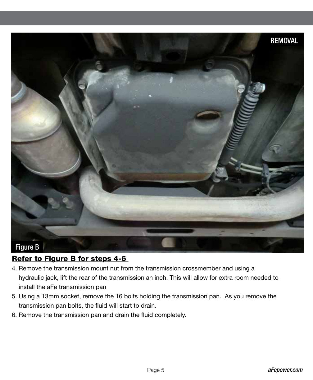 aFe Transmission Pan (Raw Finish) GM Trucks 99-16 (4L60-E/4L60E/4L65E/4L70E/4L75E)