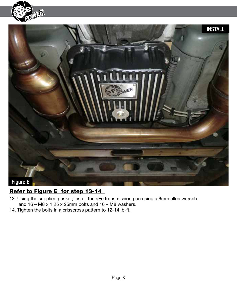 aFe Transmission Pan (Raw Finish) GM Trucks 99-16 (4L60-E/4L60E/4L65E/4L70E/4L75E)