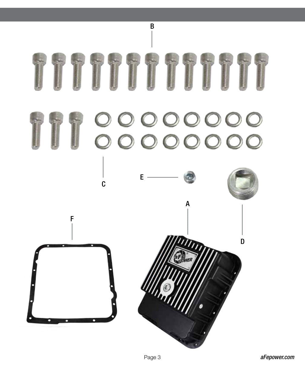aFe Transmission Pan (Black w/ Machined Fins) GM Trucks 99-16 (4L60-E/4L60E/4L65E/4L70E/4L75E)